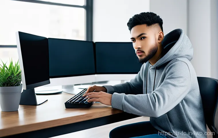 Atomic CSS의 성능 분석 - **Prompt 1: Focused Web Developer in a Modern Workspace**
A highly detailed, realistic photograp...